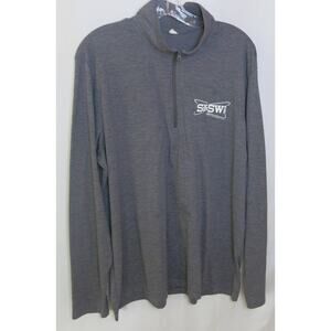 SONIC DRIVE IN National Convention Shirt Size XL Long Sleeve 1/4 Zip Gray